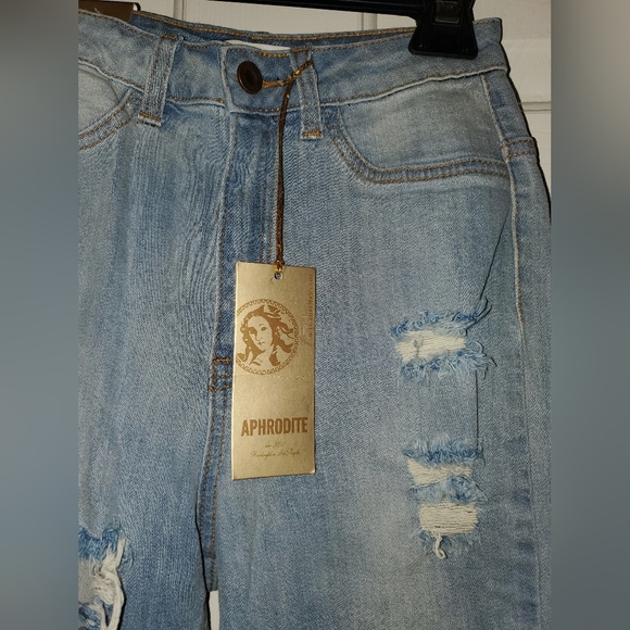 NWT High waist ripped jeans Size 3 - Picture 2 of 4